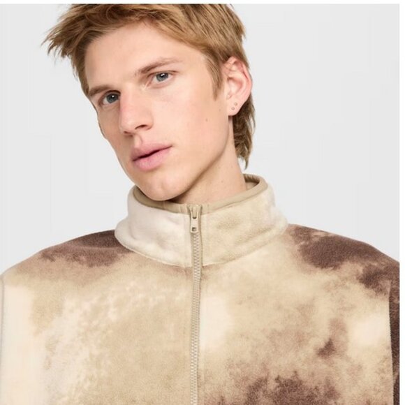 New Nike Club Open Air Men's 1/2-Zip Pullover Size XXL Top Khaki HV4628-247 - Picture 2 of 5